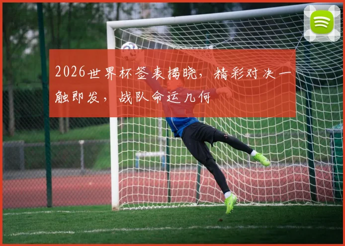 2026世界杯签表揭晓，精彩对决一触即发，战队命运几何